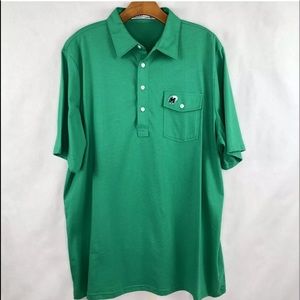 Dallas Mavericks Retro Logo Green Polo Men XL